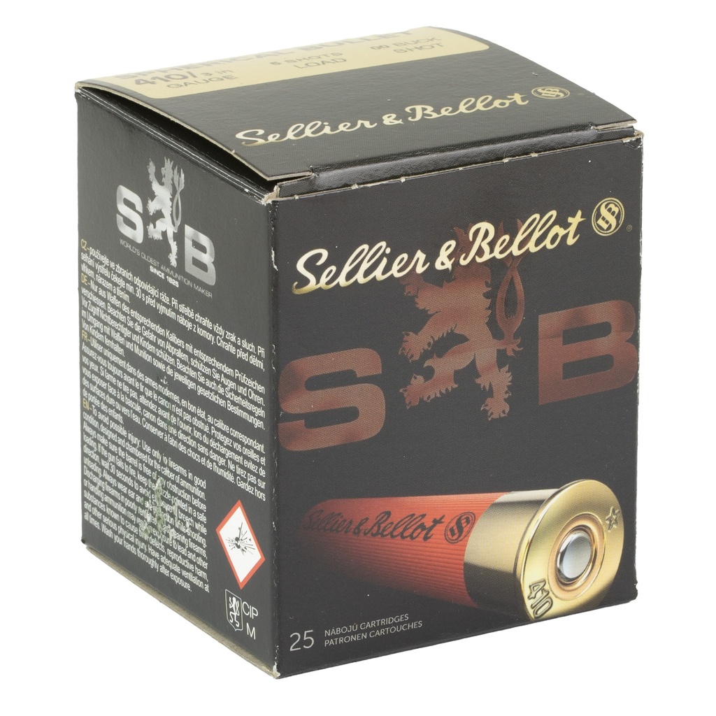 Sellier & Bellot S&B 410 3" 00 BUCKSHOT 5PEL 25/500 1