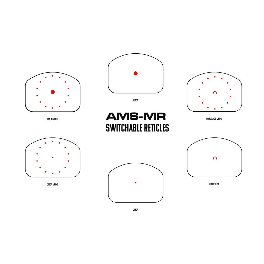 Shield Sights SHLDS AMS ENCLOSED EMITTER RDS MR 3