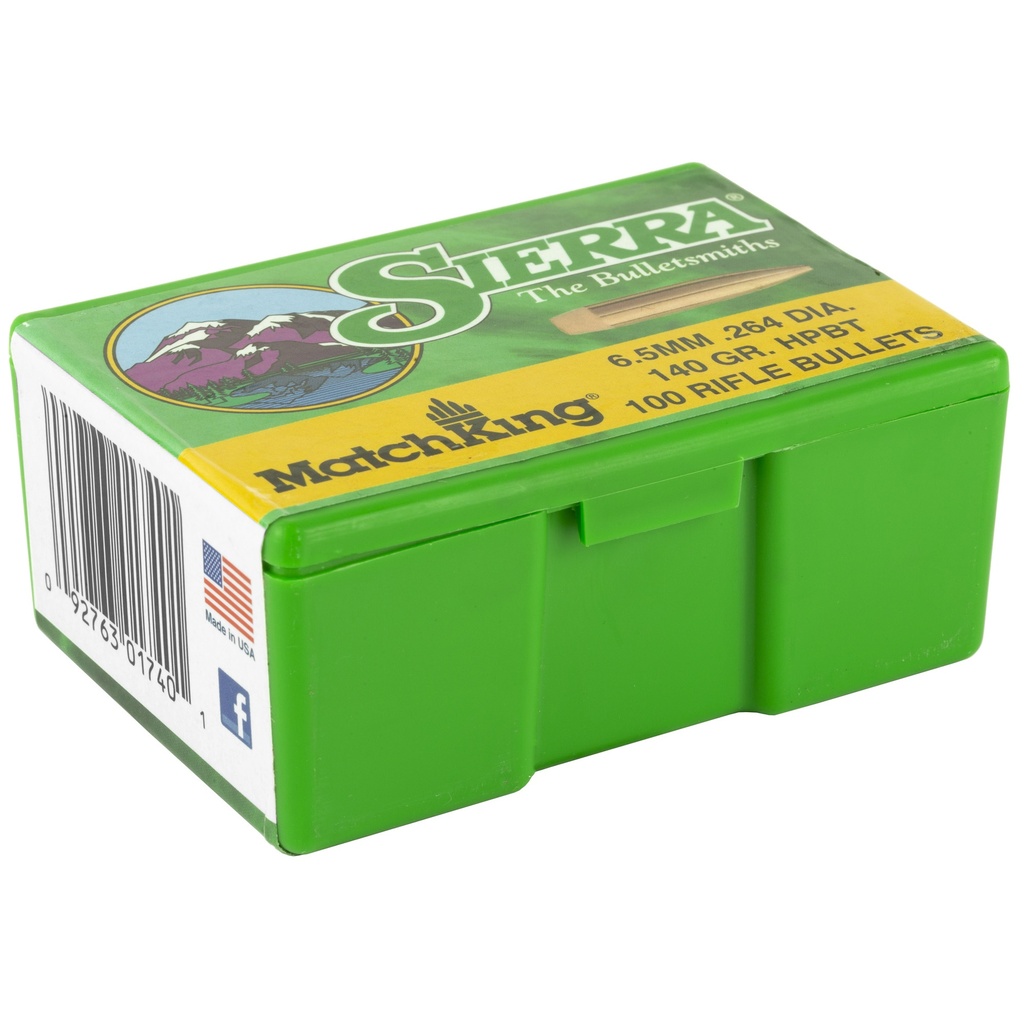 SIERRA MATCHKING .264 140GR 100CT 1