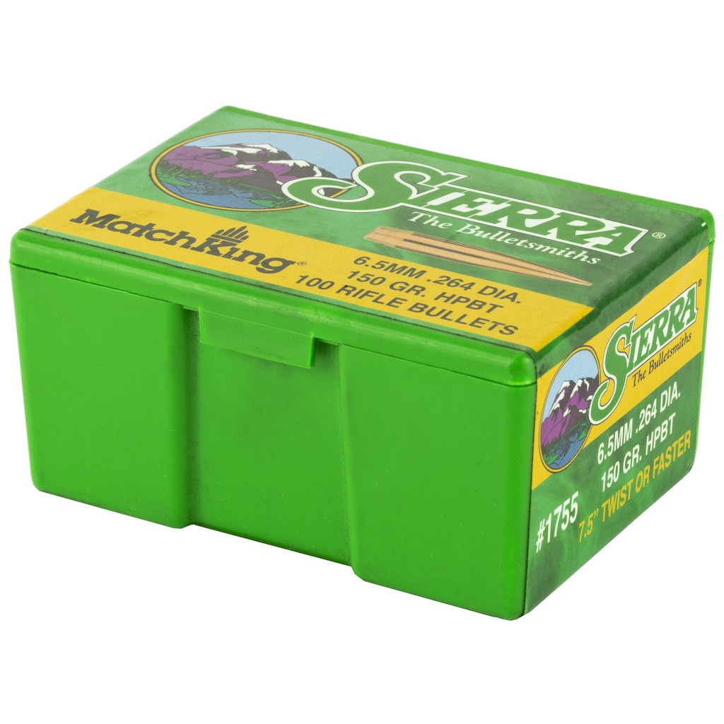 SIERRA MATCHKING .264 150GR 100CT 2