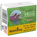 SIERRA MATCHKING .224 80GR 500CT 1