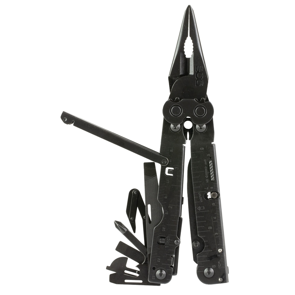 SOG POWERASSIST BLACK W/SHEATH 3