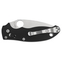 SPYDERCO MANIX 2 BLACK G10 PLAINEDGE 1