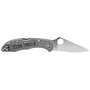 SPYDERCO DELICA4 FFG PLAINEDGE GREY 1
