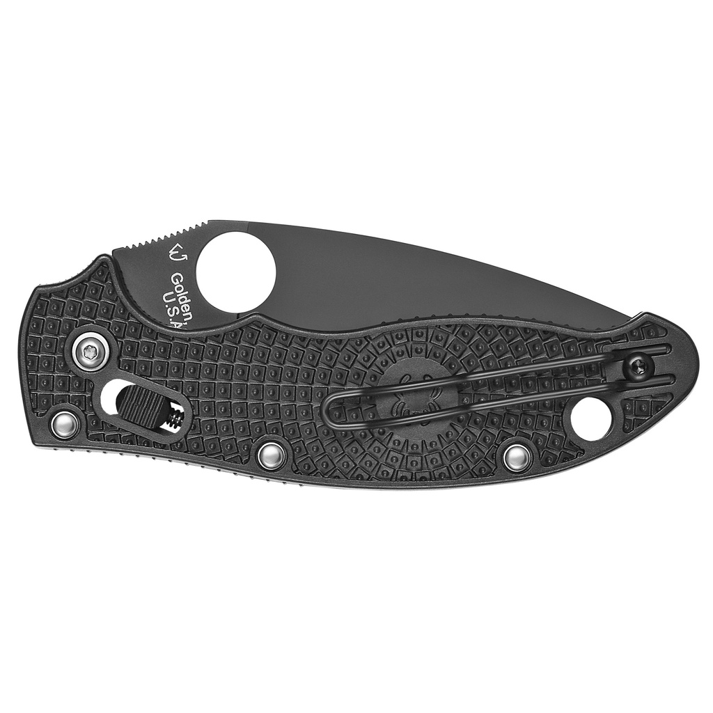 SPYDERCO MANIX 2 LTWT 3.375" BLK 1