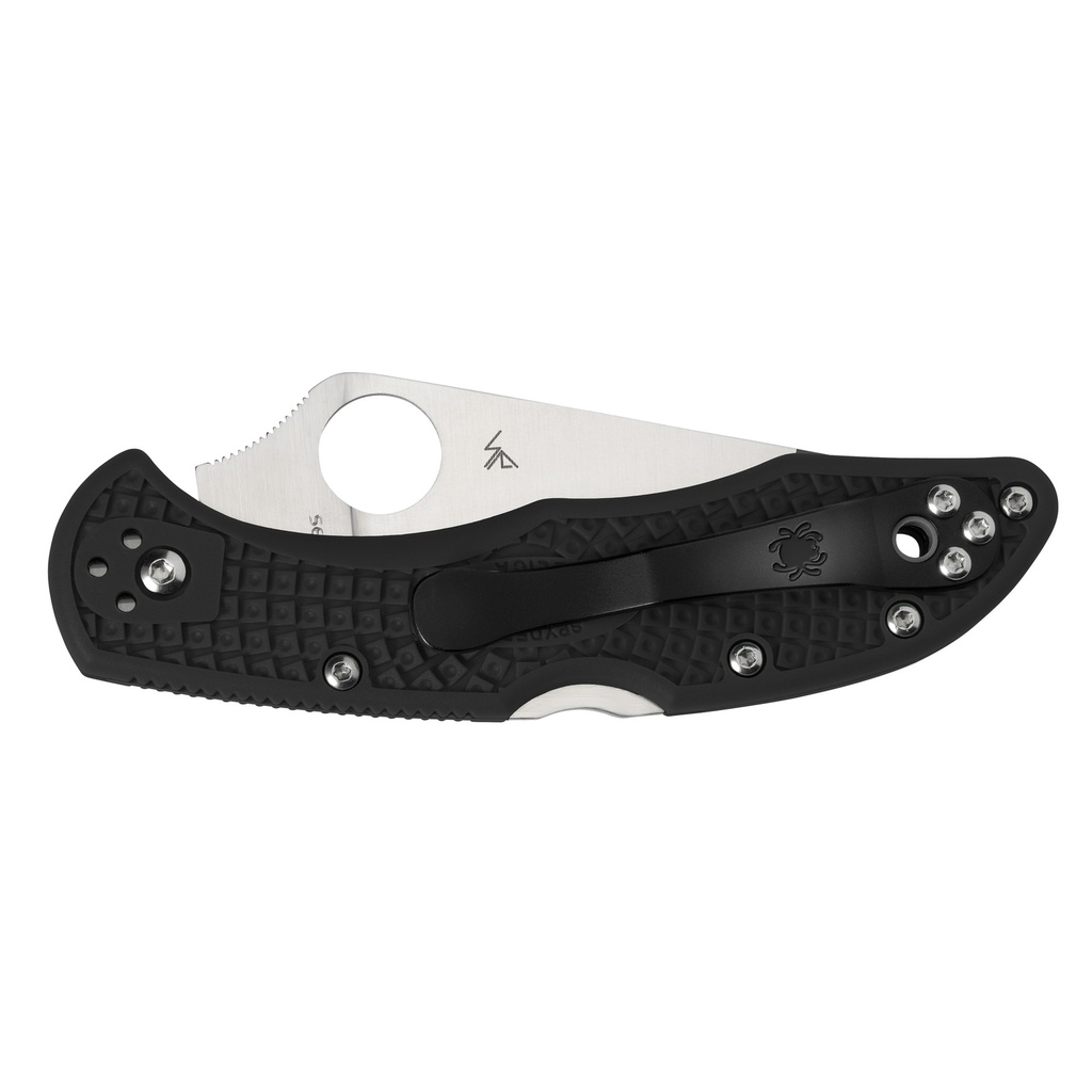 SPYDERCO DELICA4 BLK FFG PLAINEDGE 1