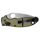 SPYDERCO MANIX 2 SALT 3.37" YLW/SLV 1