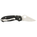 SPYDERCO PARA 3 G10 BLK PLAINEDGE 1