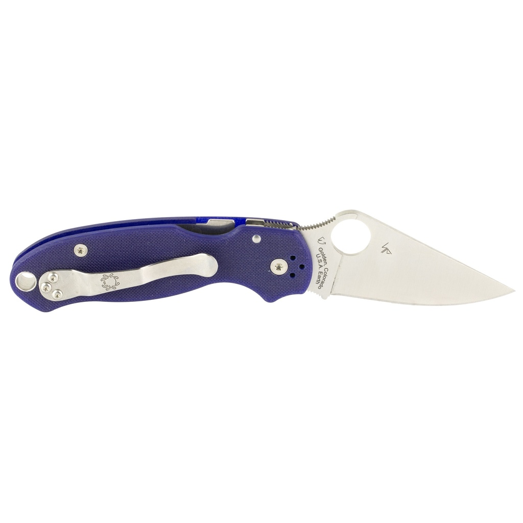 SPYDERCO PARA 3 G-10 DARK BLUE 1