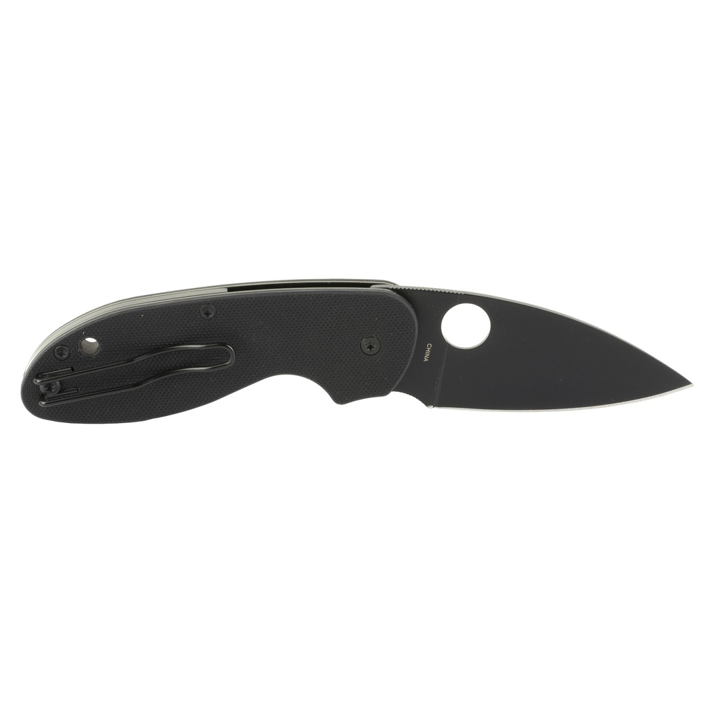 SPYDERCO EFFICIENT G-10 BLACK PLAINE 1