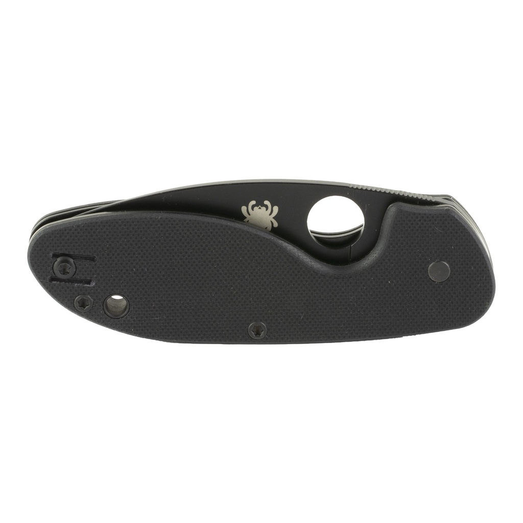 SPYDERCO EFFICIENT G-10 BLACK PLAINE 2