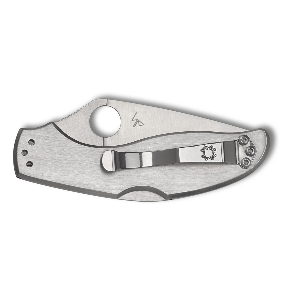 SPYDERCO UPTERN 2.82" SS SILVER 1