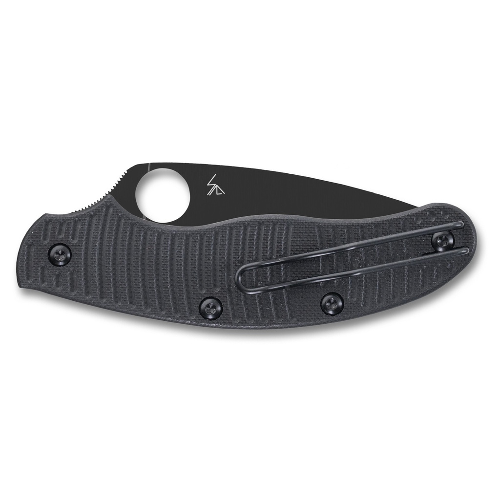 SPYDERCO UK PENKNIFE SALT BLK 2.95" 1