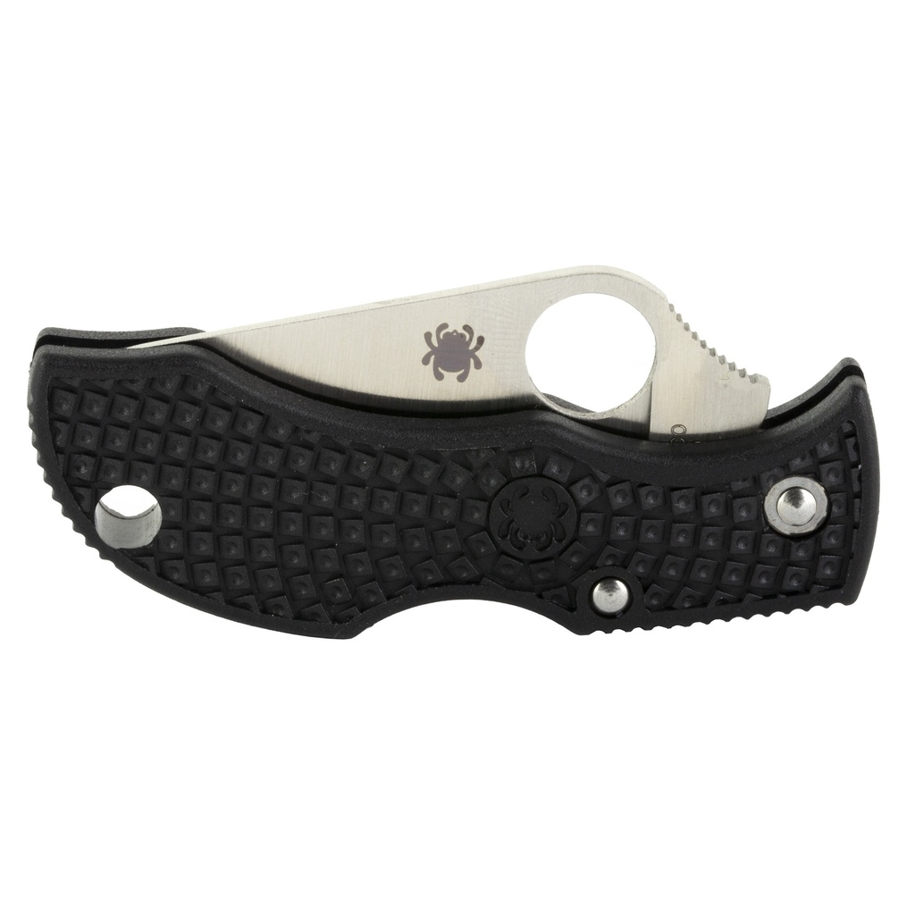 SPYDERCO MANBUG BLACK FRN PLAIN 2