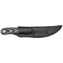 SPYDERCO BOW RVR G-10 BLK/WTE W/STH 1