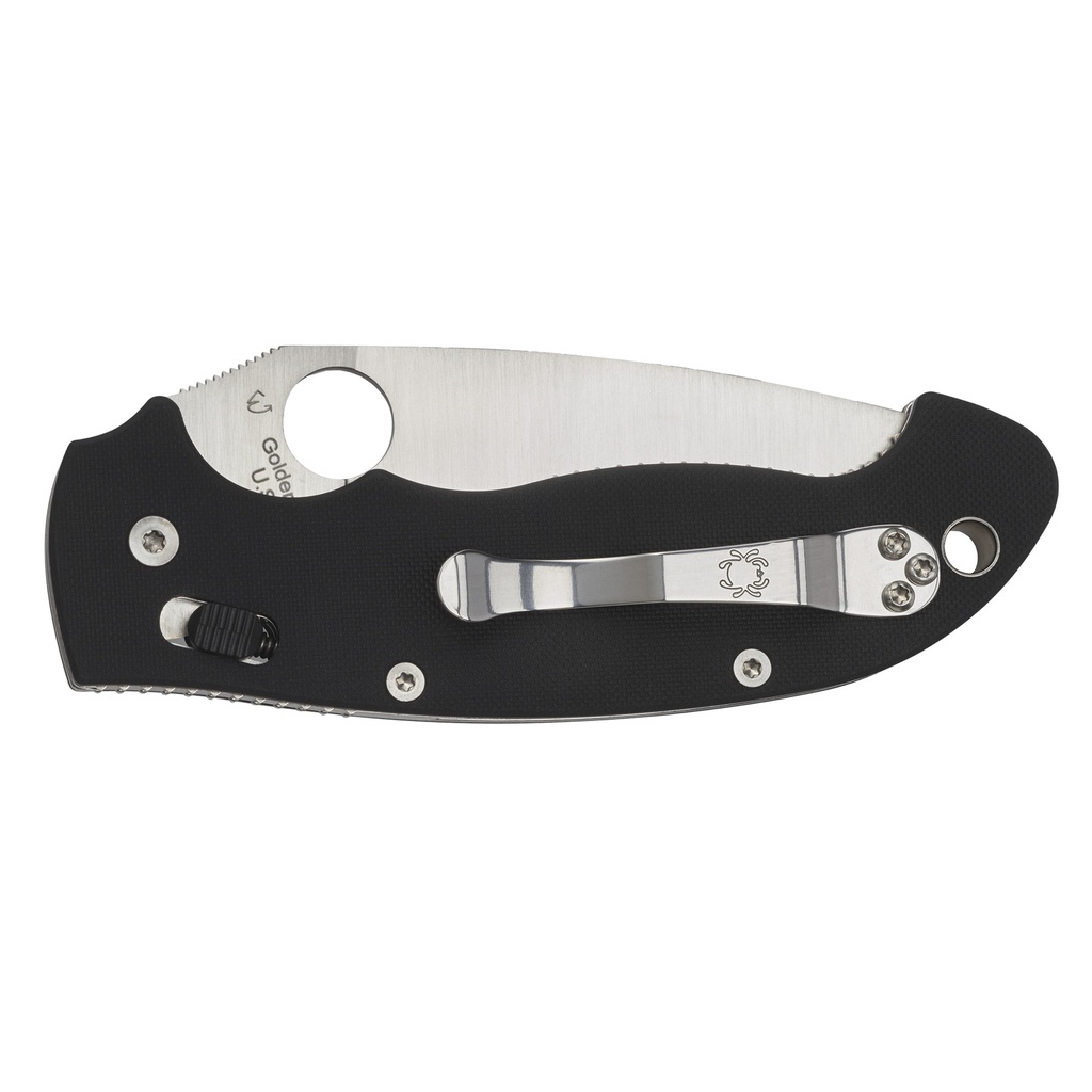 SPYDERCO MANIX 2 XL BLK G10 PLNEDGE 1