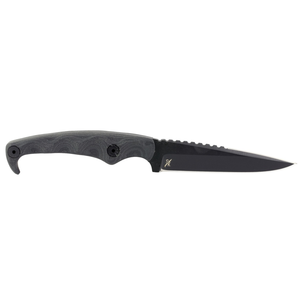 STROUP MK2 4" CERAKOTE BLK W/SHEATH 1