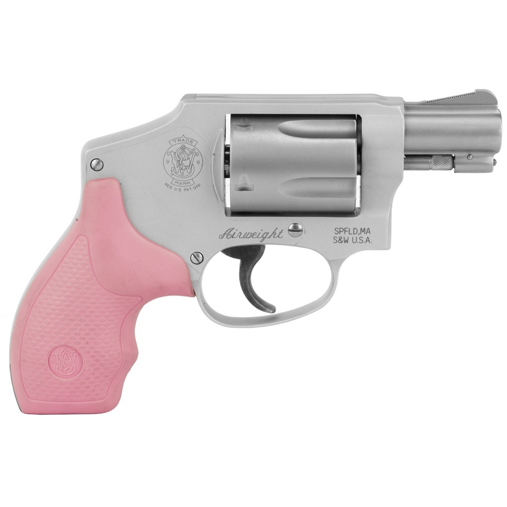Smith & Wesson S&W 642 38SPL+P 1.88" 5RD CNT PNK GP 1