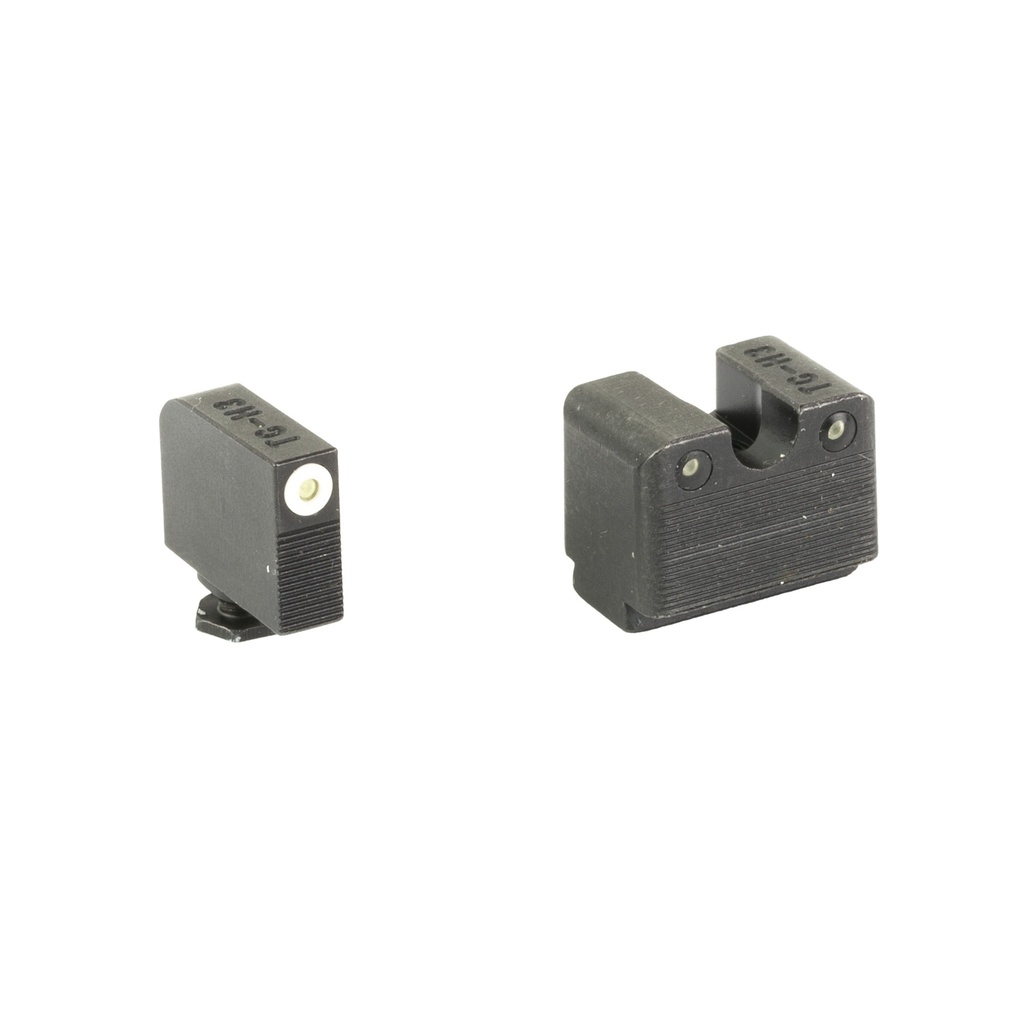 TRUGLO TRIT PRO FOR GLOCK 43 MOS WHT 1