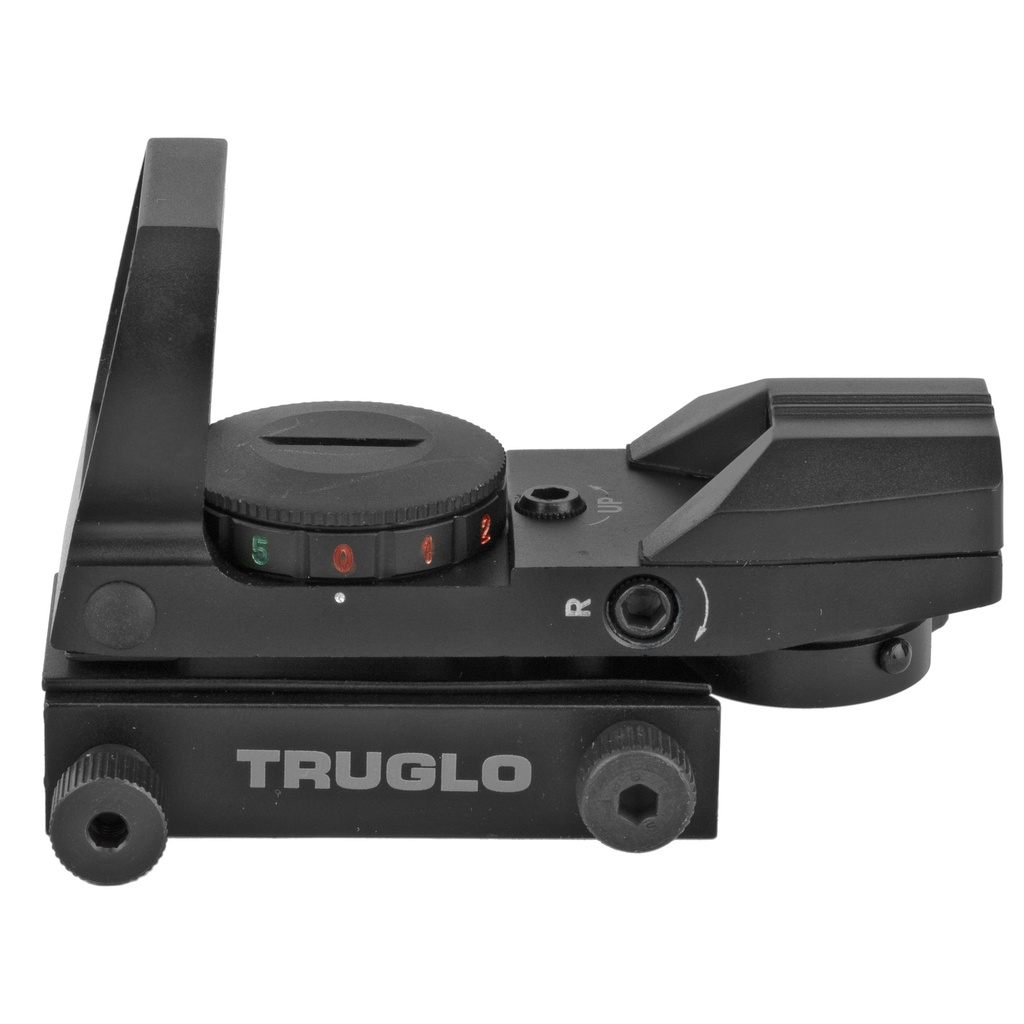 TRUGLO RED DOT OPEN 4 RETICLE BLACK 2