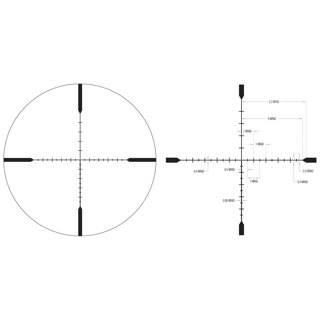 TRIJICON TENMILE 6-24X50 SFP MRAD RD 3