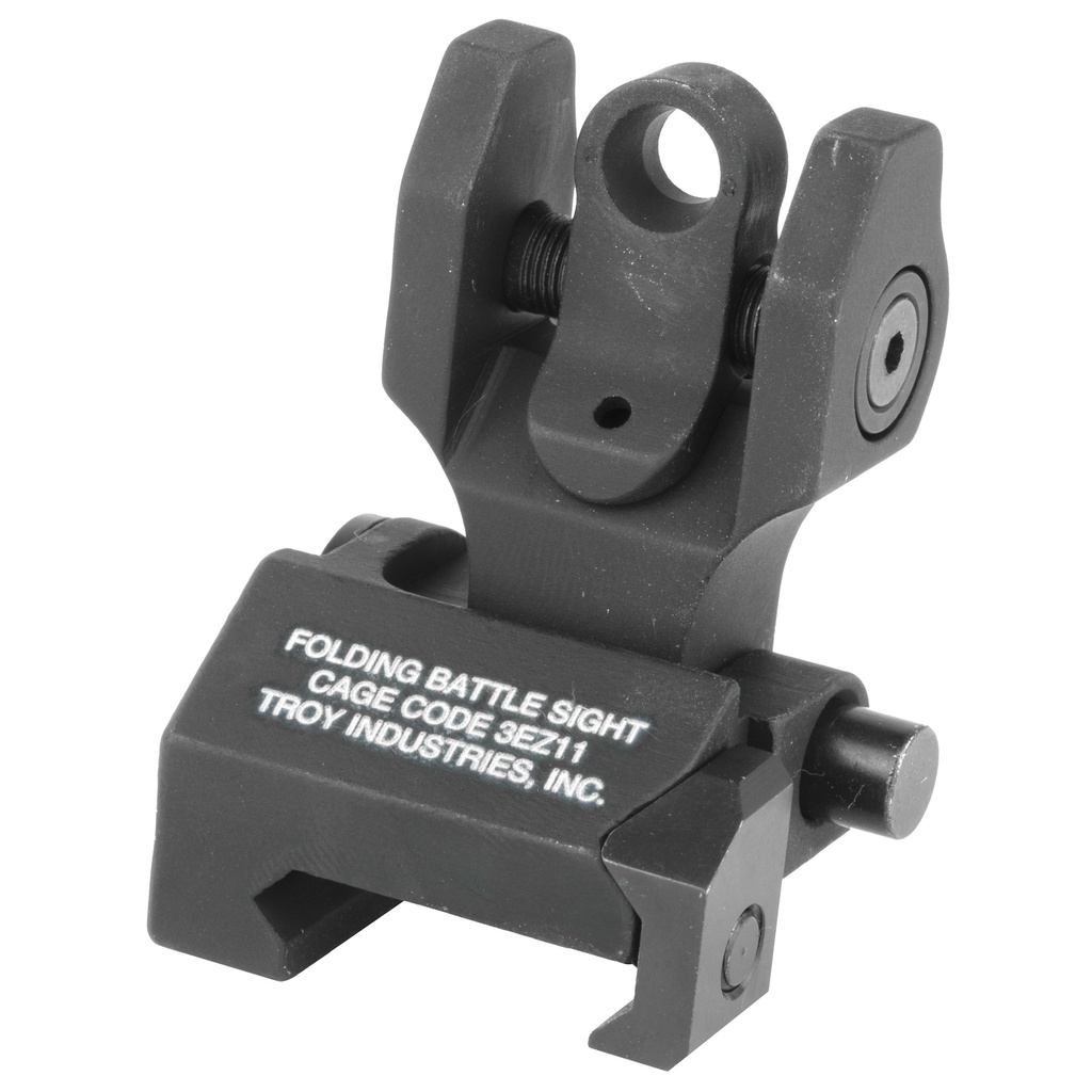 TROY FLDNG REAR TRITIUM SGHT BLK 1