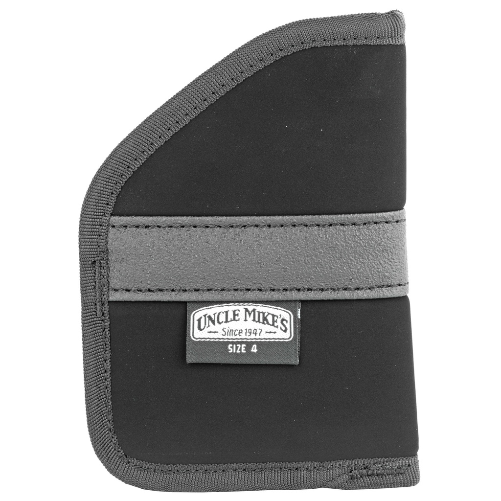 Uncle Mike's U/M INSIDE POCKET HLSTR SZ 4 BLK AMB 1