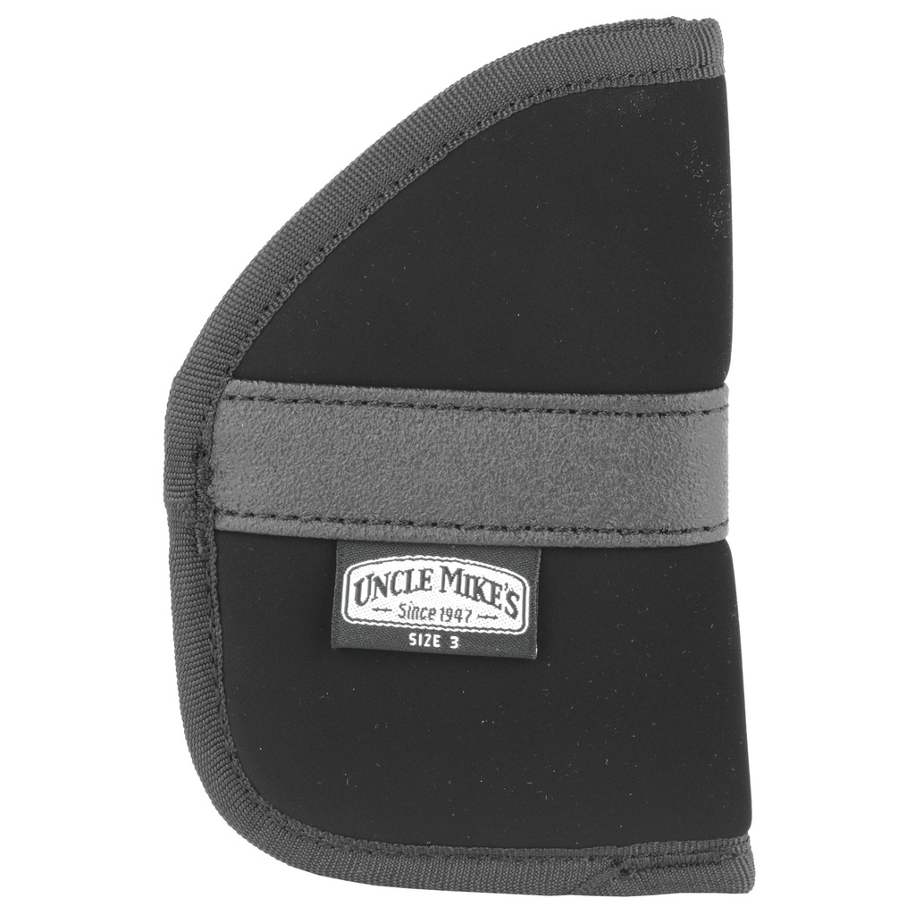 Uncle Mike's U/M INSIDE POCKET HLSTR SZ 3 BLK AMB 1