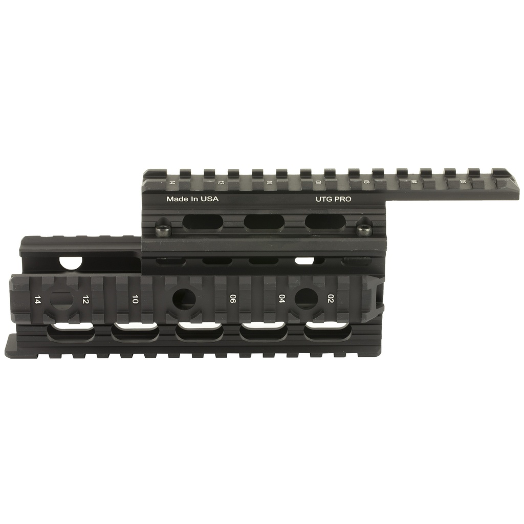 Leapers, Inc. - UTG UTG PRO AK-47 TACT QUAD RAIL BLK 2