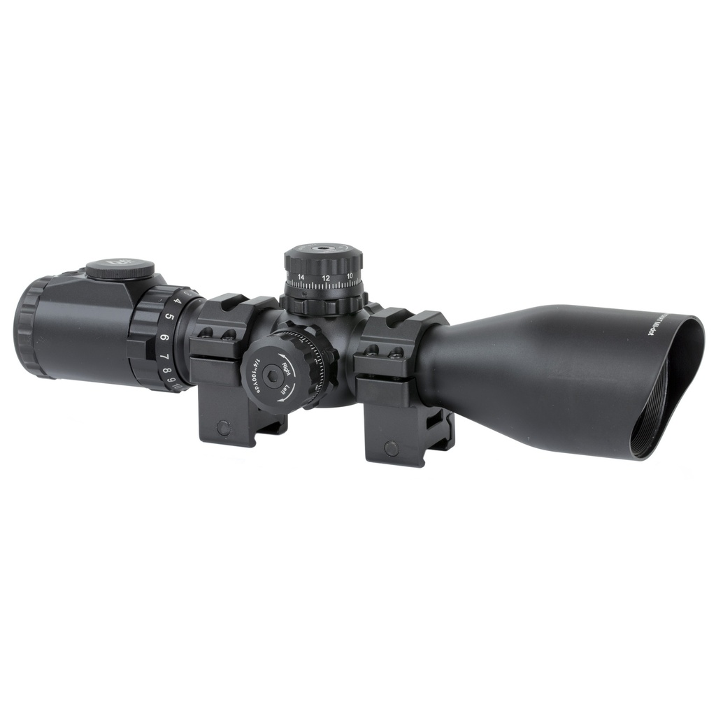 Leapers, Inc. - UTG UTG 3-12X44 SWAT CMPCT MDOT W/RINGS 1