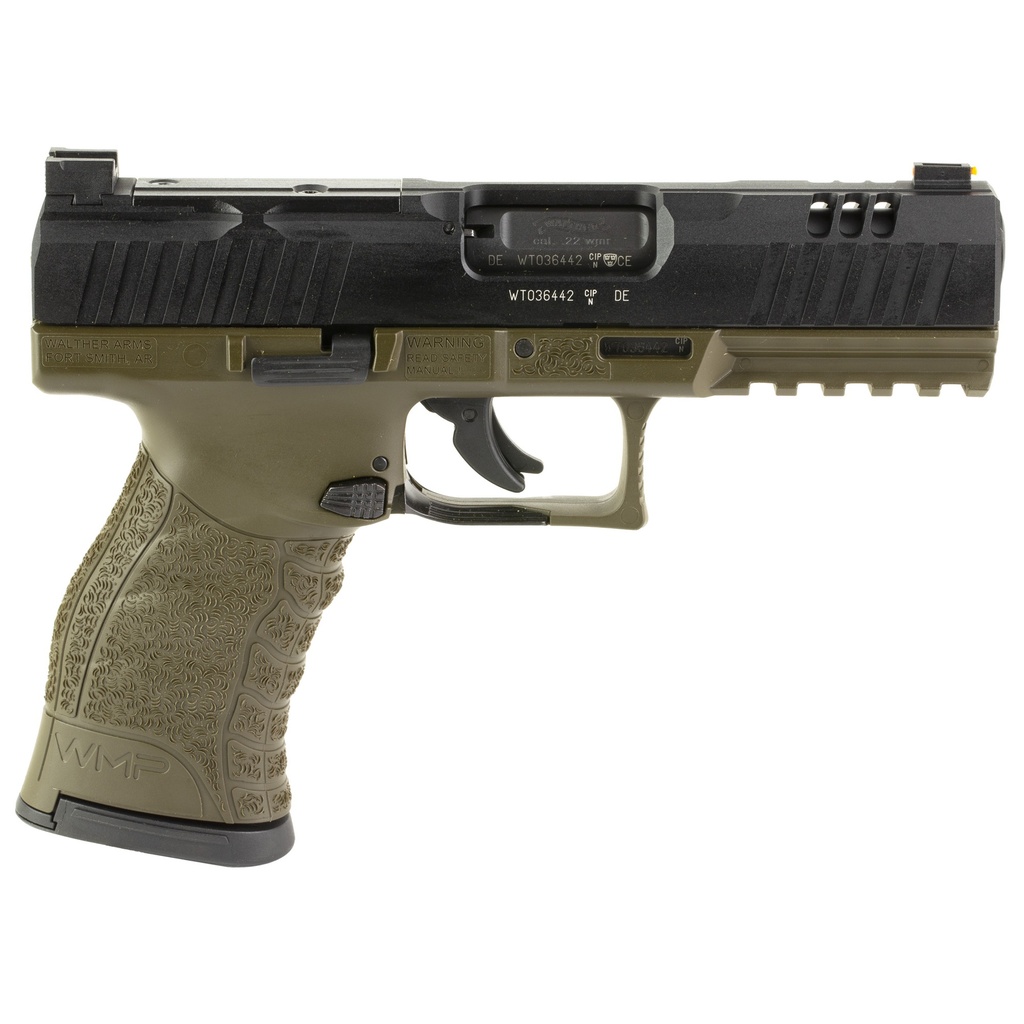 Walther WAL WMP 22WMR 4.5" 15RD OR MIL GRN 1