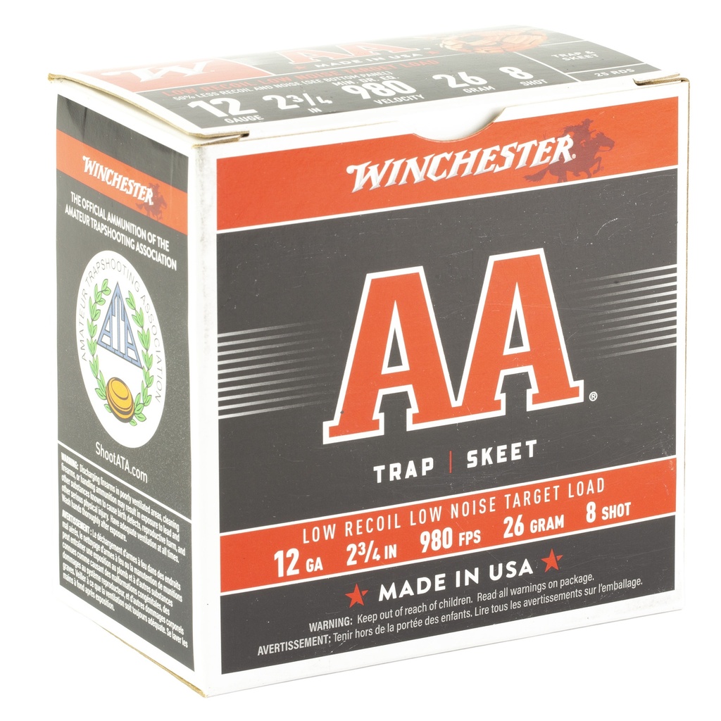 Winchester Ammunition WIN AA 12GA 2.75" #8 25/250 1