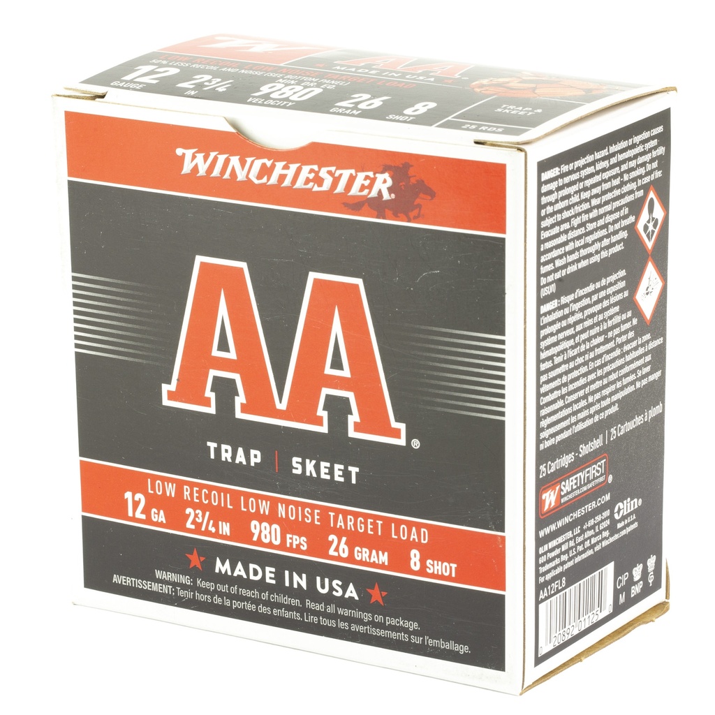 Winchester Ammunition WIN AA 12GA 2.75" #8 25/250 2
