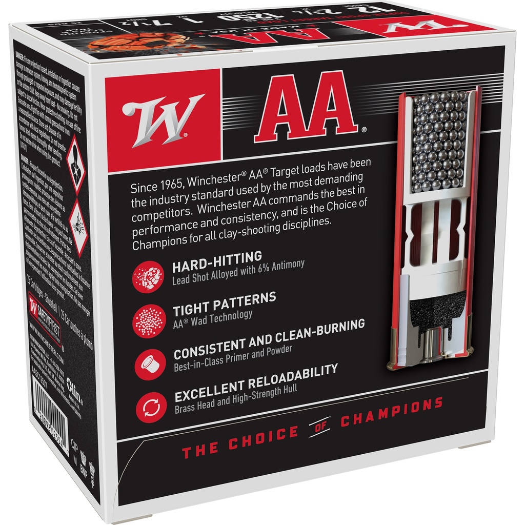 Winchester Ammunition WIN AA SPRT SC 12GA 2.75 #7.5 25/250 1