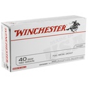 Winchester Ammunition WIN USA 40SW 180GR FMJ 50/500 1