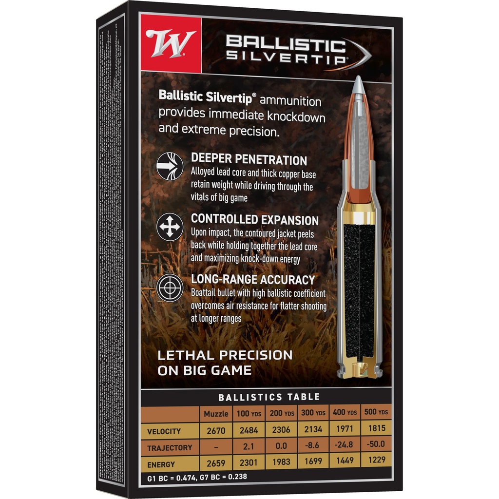Winchester Ammunition WIN BLSTC TIP 308WIN 168GR 20/200 1