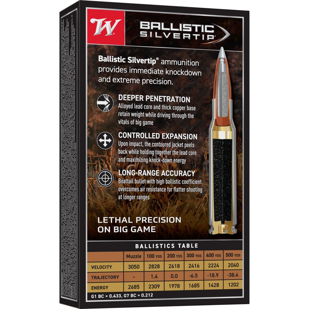 Winchester Ammunition WIN BLSTC TIP 270WIN 130GR 20/200 1