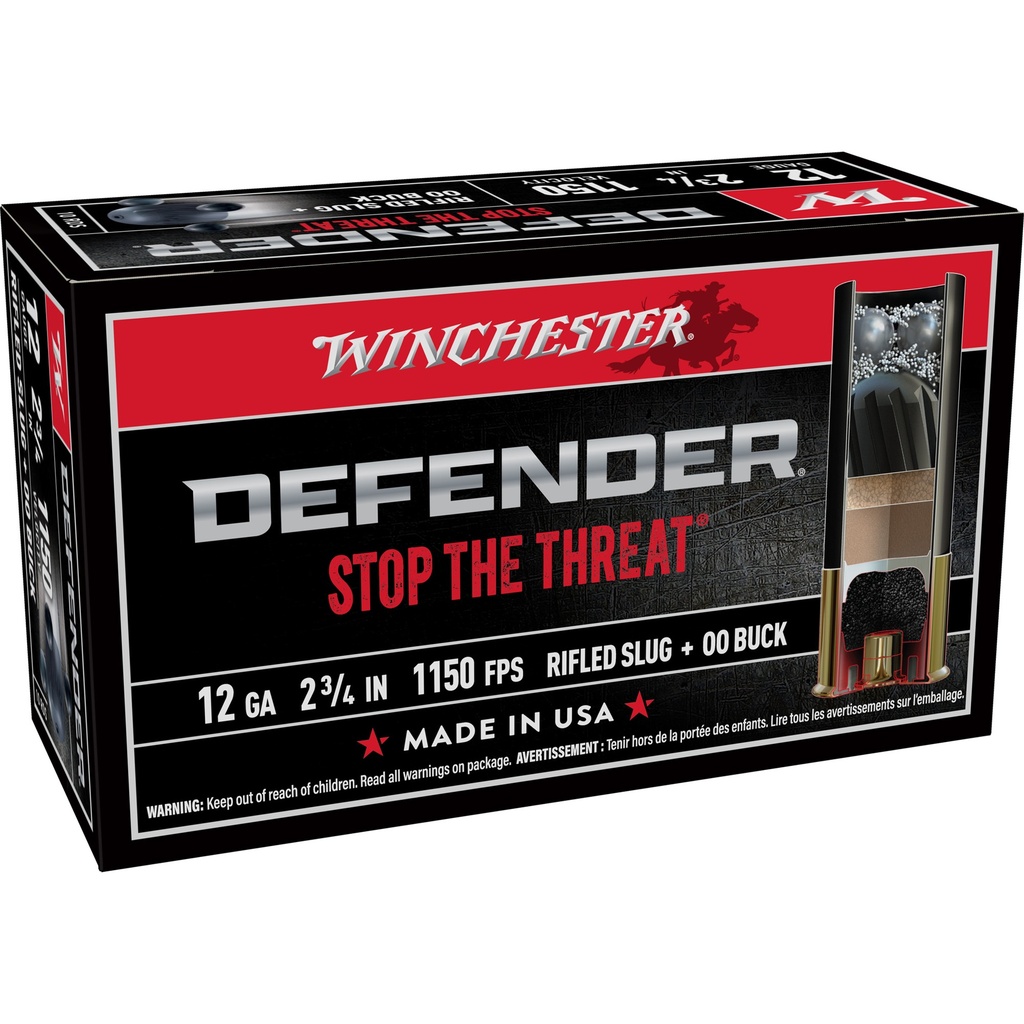 Winchester Ammunition WIN DEFENDER 12GA 2.75" 3-00/1OZ 10/ 1