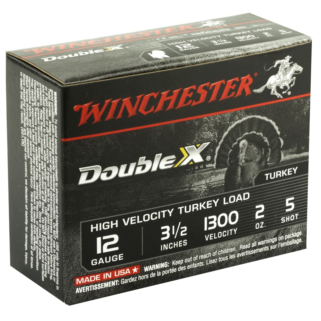 Winchester Ammunition WIN DBL X HV TRKY 12GA 3.5" #5 10/ 1