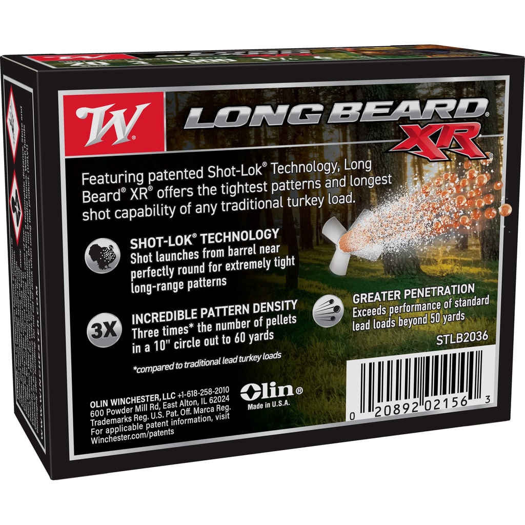 Winchester Ammunition WIN LB XR TRKY 20GA 3" #6 1.25OZ 10 1