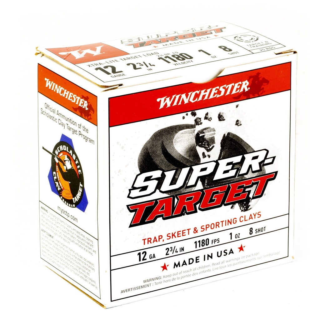 Winchester Ammunition WIN SPR-TRT 12GA 2.75" #8 25/250 1