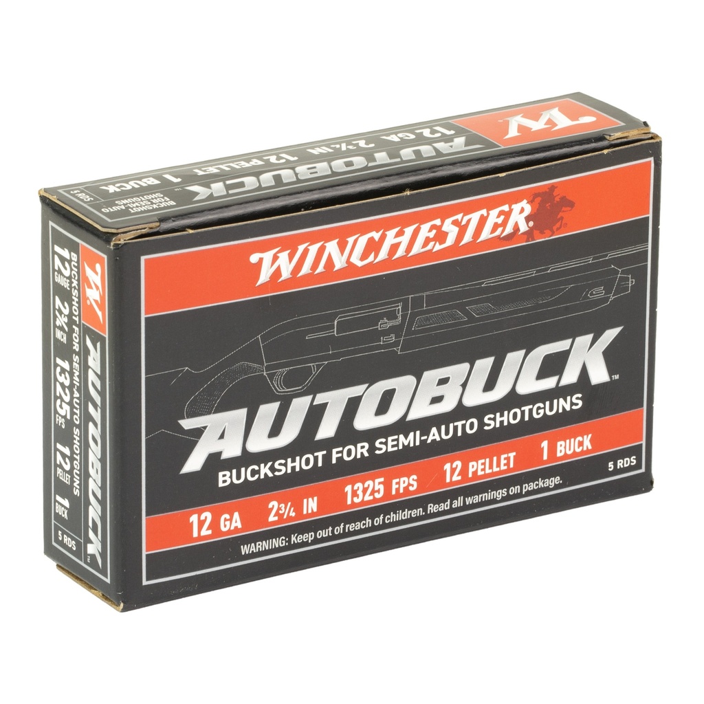 Winchester Ammunition WIN SUPRX 12GA 2.75" BUCKSHT 1 5/250 1