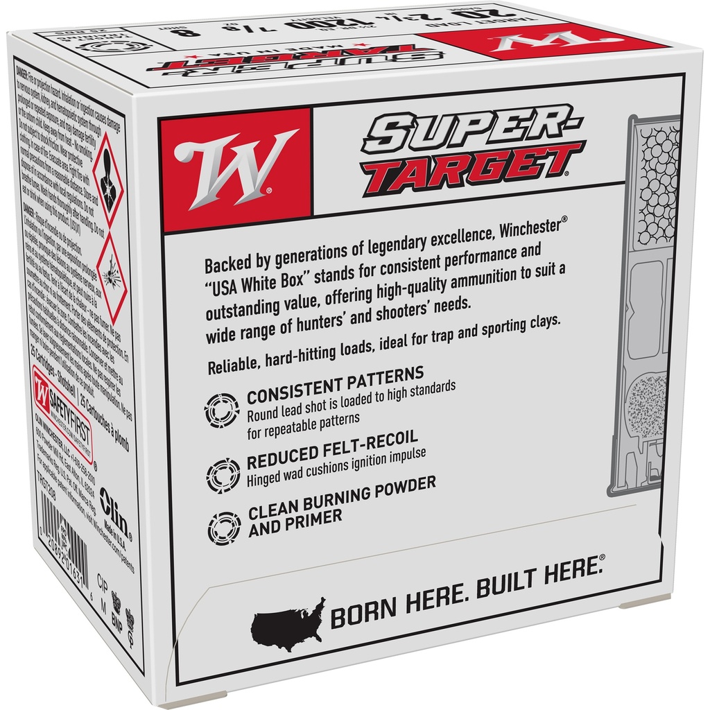 Winchester Ammunition WIN SUPERTRGT 20GA 2.75" #8 25/250 1
