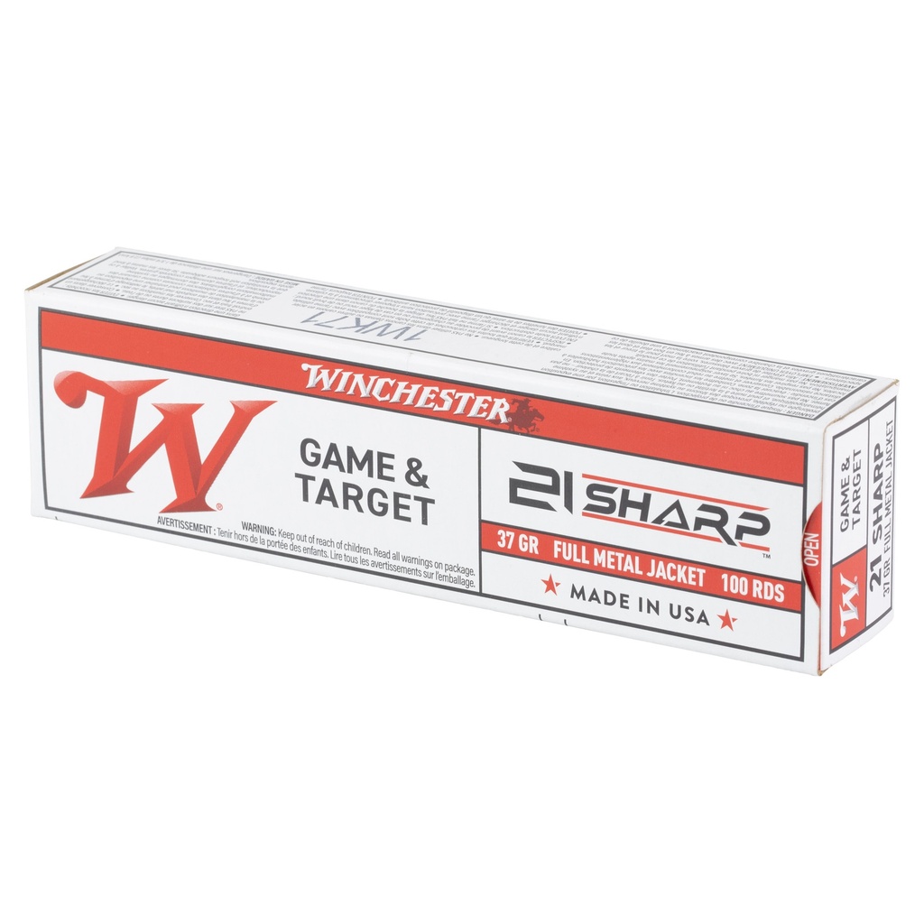 Winchester Ammunition WIN 21 SHARP GAME&TRGT 37GR 100/2000 2