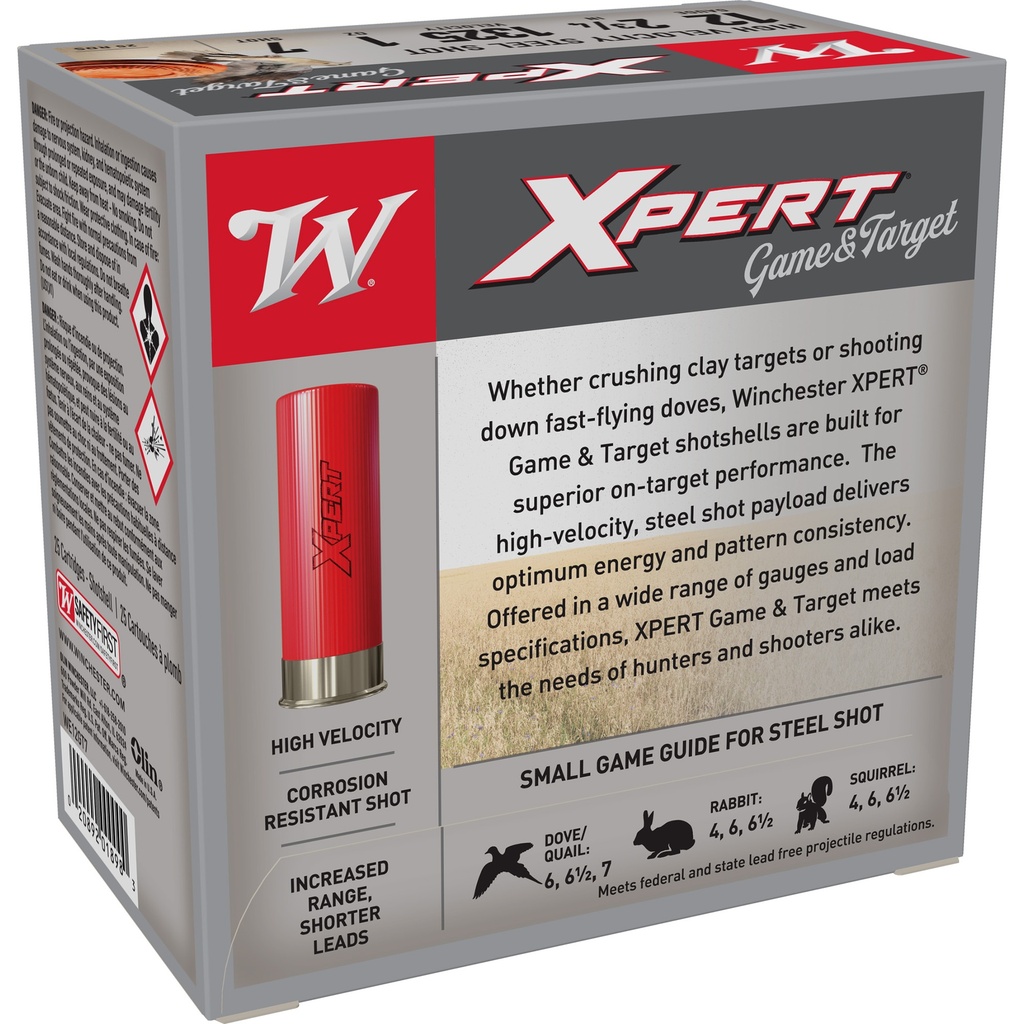 Winchester Ammunition WIN XPERT TRGT 12GA 2.75" #7 25/250 1