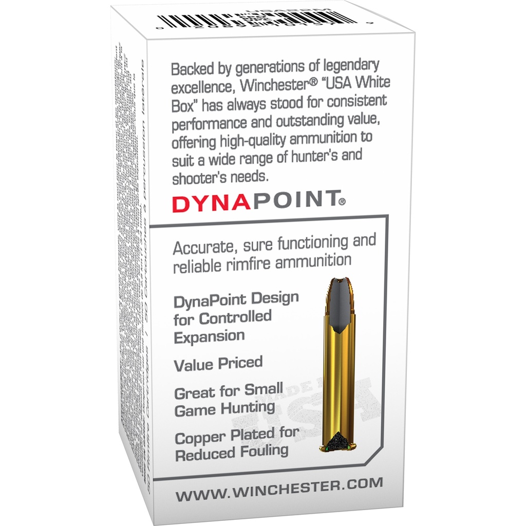 Winchester Ammunition WIN USA 22 WMR 45GR DYNAPNT 50/2000 1