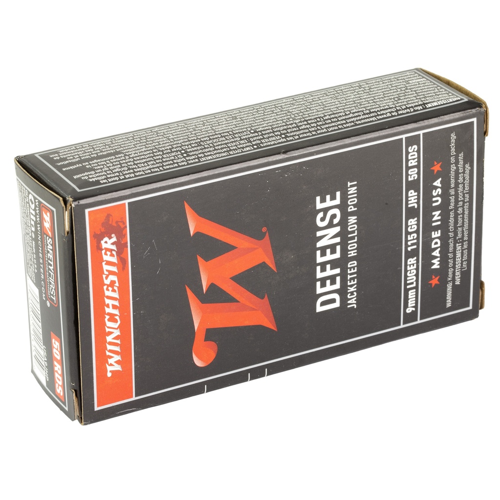 Winchester Ammunition WIN USA 9MM 115GR JHP 50/500 1