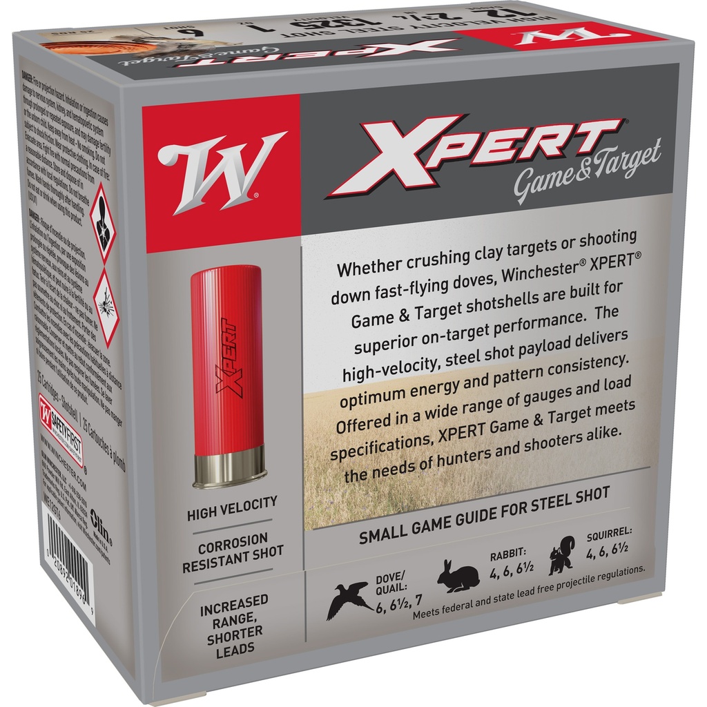 Winchester Ammunition WIN XPERT TRGT 12GA 2.75" #6 25/250 1