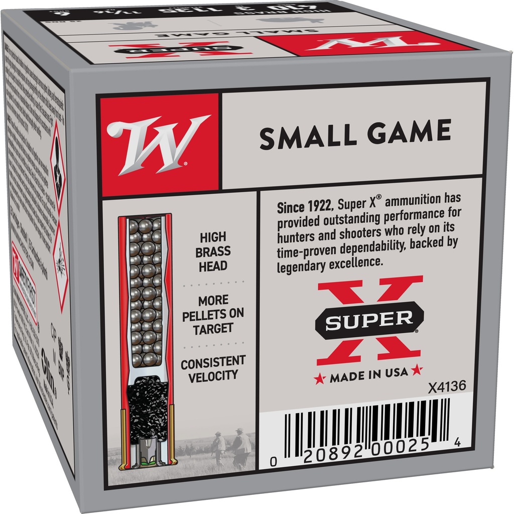 Winchester Ammunition WIN SPR-X UPLD 410 3" #6 HB 25/250 1