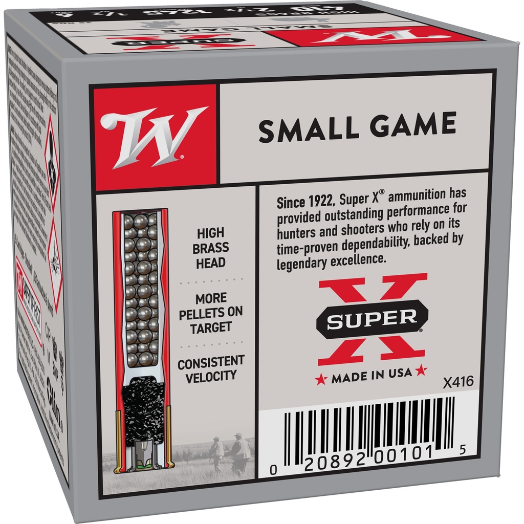 Winchester Ammunition WIN SPR-X UPLND 410 2.5" #6 25/250 1